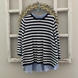 Seraphine maternity sweater set with nursing tank. Size small.